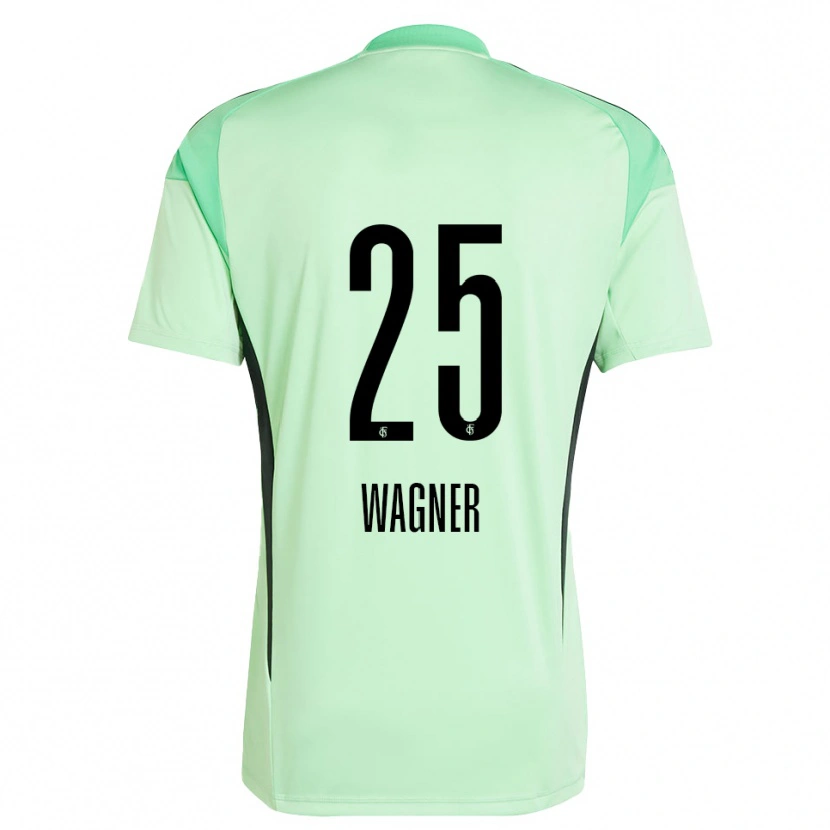 Danxen Kinder Allison Wagner #25 Trikot Hellgrün Schwarz Torwarttrikot 2025/26