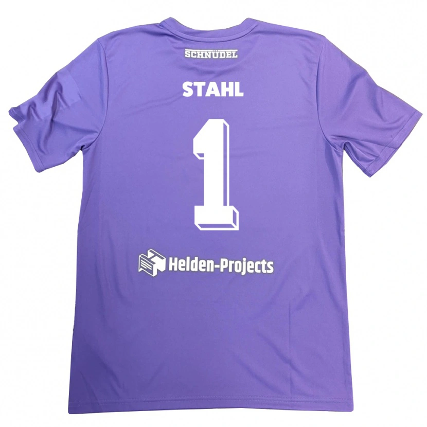 Danxen Kinder Toni Stahl #1 Trikot Lila Weiß Torwarttrikot 2025/26