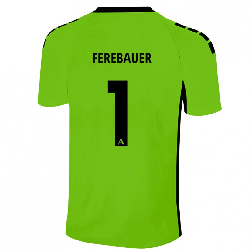 Danxen Kinder Philipp Ferebauer #1 Trikot Grasgrün Schwarz Torwarttrikot 2025/26