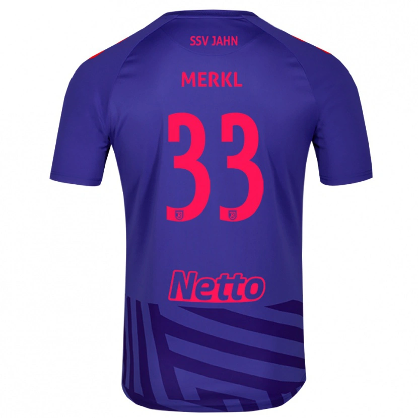 Danxen Kinder Maurice Merkl #33 Trikot Königsblau Rot Torwarttrikot 2025/26