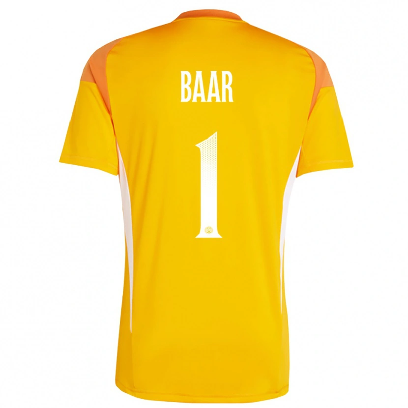 Danxen Kinder Alina Baar #1 Trikot Orange Weiß Torwarttrikot 2025/26