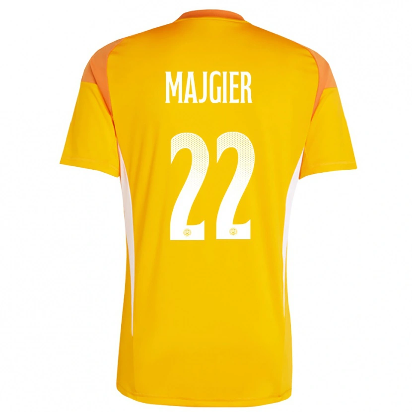 Danxen Kinder Philipp Majgier #22 Trikot Orange Weiß Torwarttrikot 2025/26