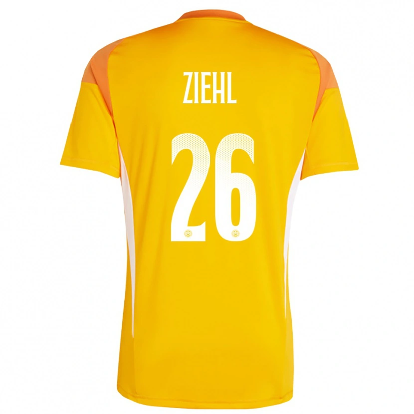 Danxen Kinder Nelly Ziehl #26 Trikot Orange Weiß Torwarttrikot 2025/26