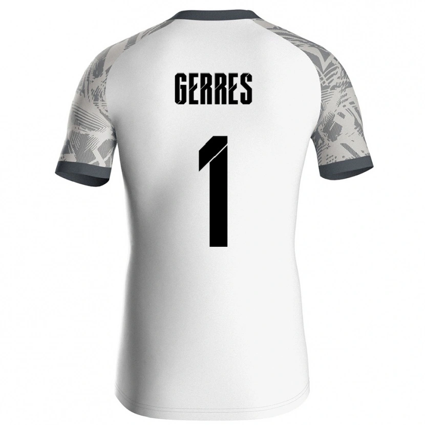 Danxen Kinder Romero Gerres #1 Trikot Grau Weiß Torwarttrikot 2025/26