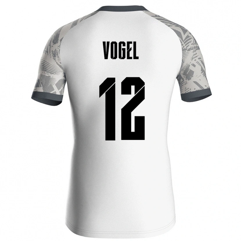 Danxen Kinder Colin Vogel #12 Trikot Grau Weiß Torwarttrikot 2025/26