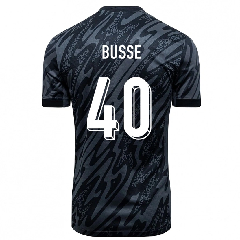 Danxen Kinder Jonah Busse #40 Trikot Schwarzgrau Torwarttrikot 2025/26