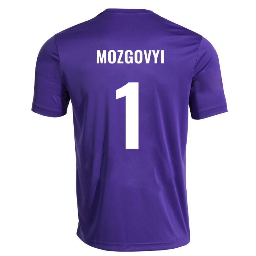 Danxen Kinder Arseniy Mozgovyi #1 Trikot Lila Weiß Torwarttrikot 2025/26