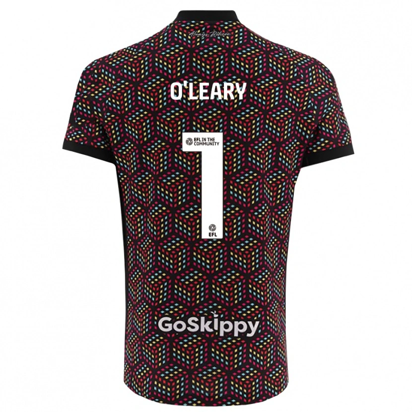 Danxen Kinder Max O'Leary #1 Trikot Schwarz Weiß Torwarttrikot 2025/26
