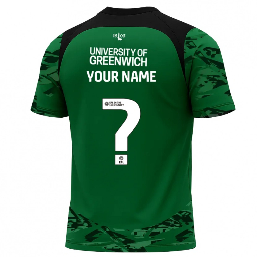 Danxen Kinder Charlton Athletic Grün Schwarz Trikot Torwarttrikot 2025/26