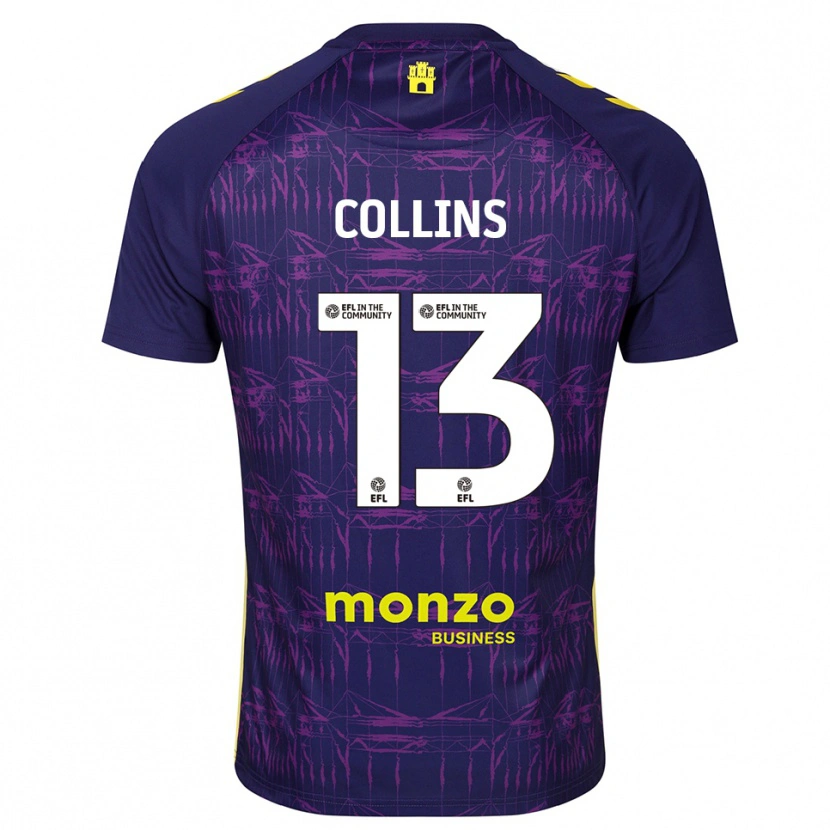 Danxen Kinder Ben Wilson #13 Trikot Violett Gelb Torwarttrikot 2025/26