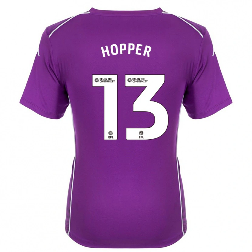 Danxen Kinder Jake Hopper #13 Trikot Violett Weiß Torwarttrikot 2025/26