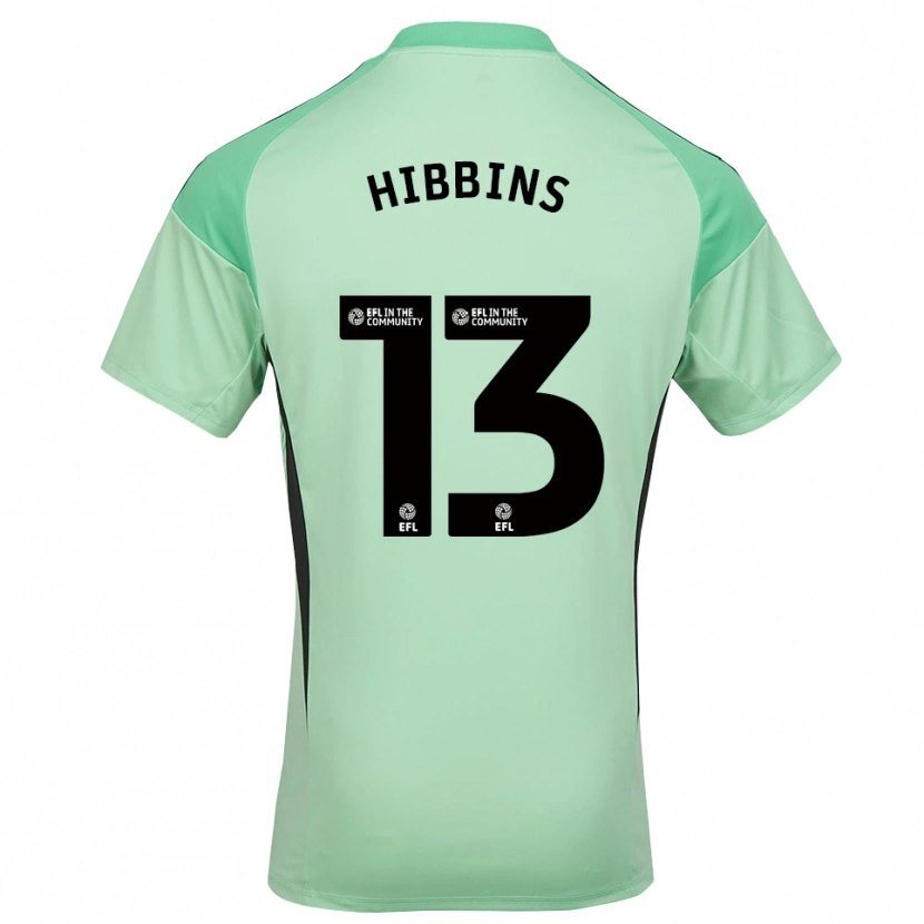 Danxen Kinder Josh Hibbins #13 Trikot Hellgrün Schwarz Torwarttrikot 2025/26