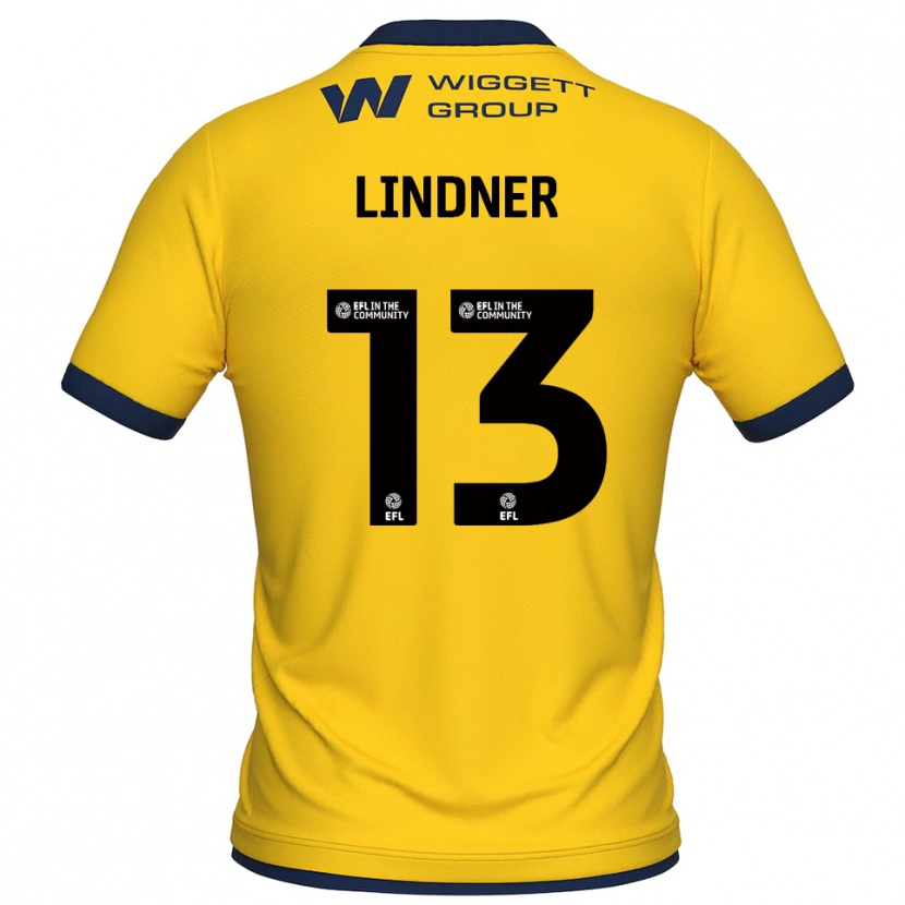 Danxen Kinder Caspar Lindner #13 Trikot Gelb Schwarz Torwarttrikot 2025/26