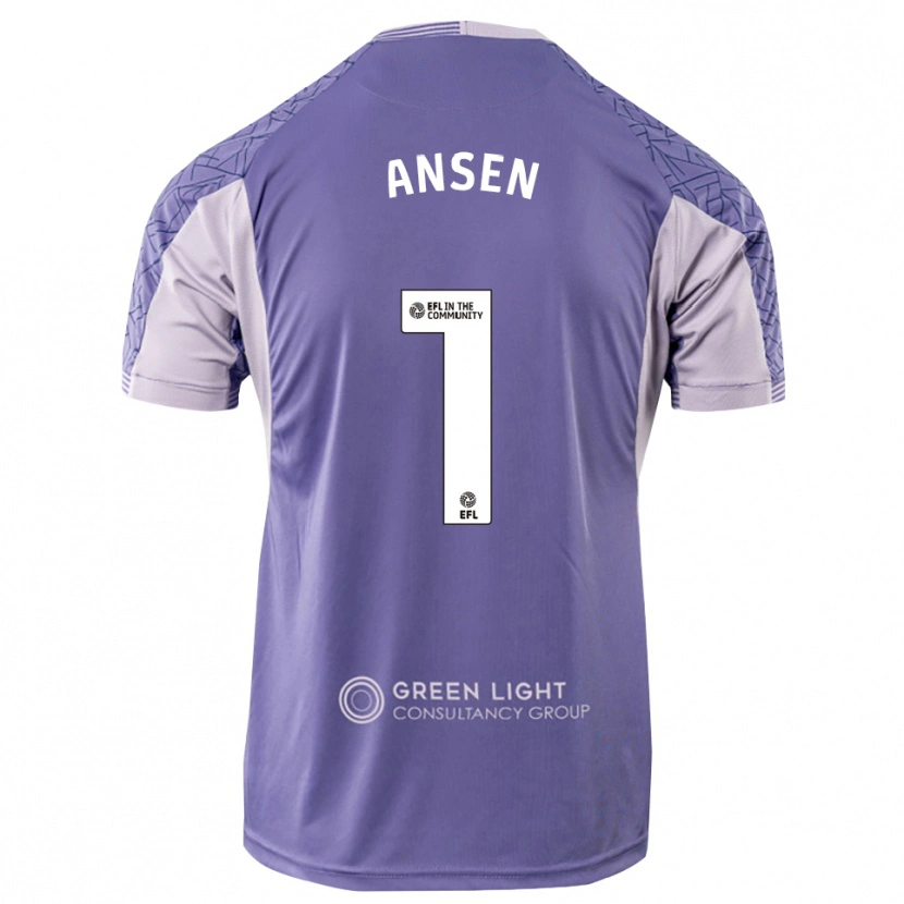 Danxen Kinder Caleb Ansen #1 Trikot Hellviolett Torwarttrikot 2025/26