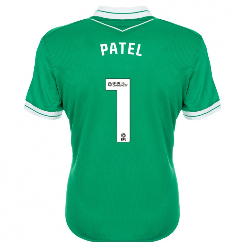 Danxen Kinder Ajae Patel #1 Trikot Grün Weiß Torwarttrikot 2025/26