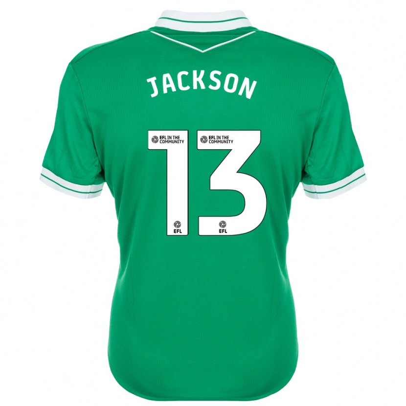 Danxen Kinder Will Jackson #13 Trikot Grün Weiß Torwarttrikot 2025/26