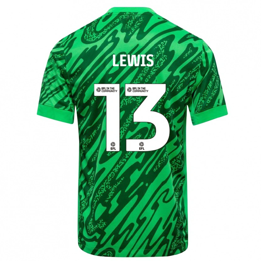 Danxen Kinder Karl Lewis #13 Trikot Waldgrün Torwarttrikot 2025/26