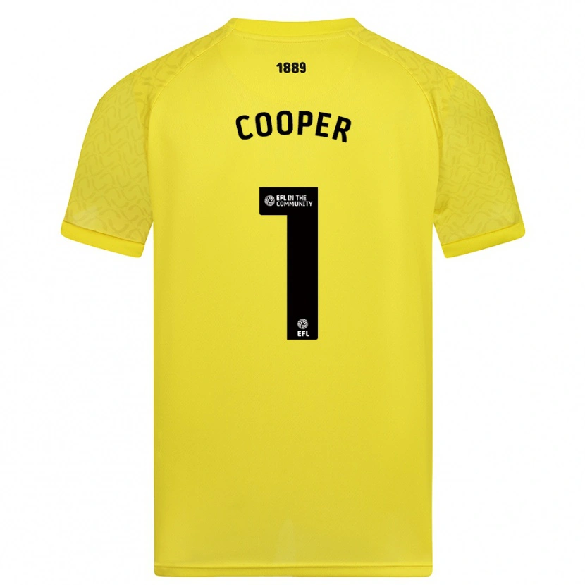 Danxen Kinder Michael Cooper #1 Trikot Gelb Schwarz Torwarttrikot 2025/26