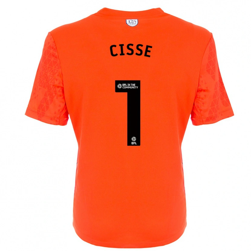 Danxen Kinder Ben Cisse #1 Trikot Orange Schwarz Torwarttrikot 2025/26