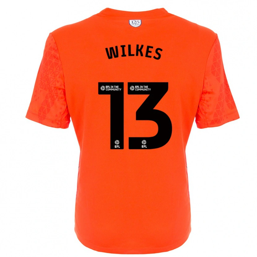 Danxen Kinder Liam Wilkes #13 Trikot Orange Schwarz Torwarttrikot 2025/26