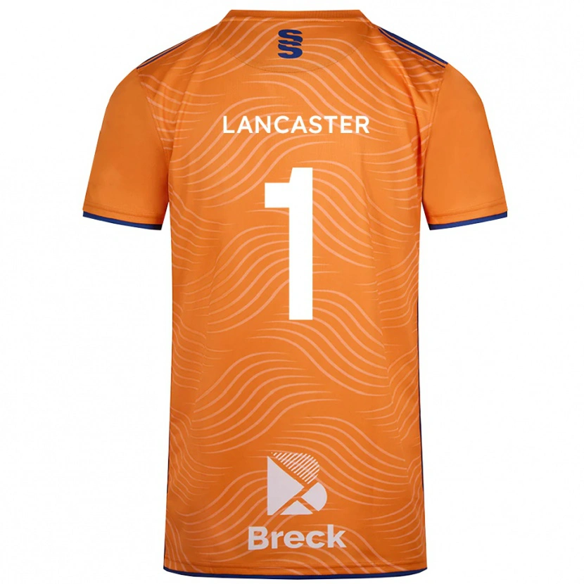 Danxen Kinder Aaron Lancaster #1 Trikot Orange Schwarz Torwarttrikot 2025/26