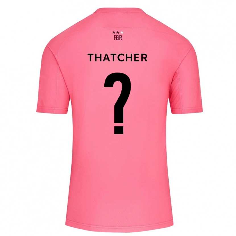 Danxen Kinder Katie Thatcher #0 Trikot Kirschblütenrosa Torwarttrikot 2025/26