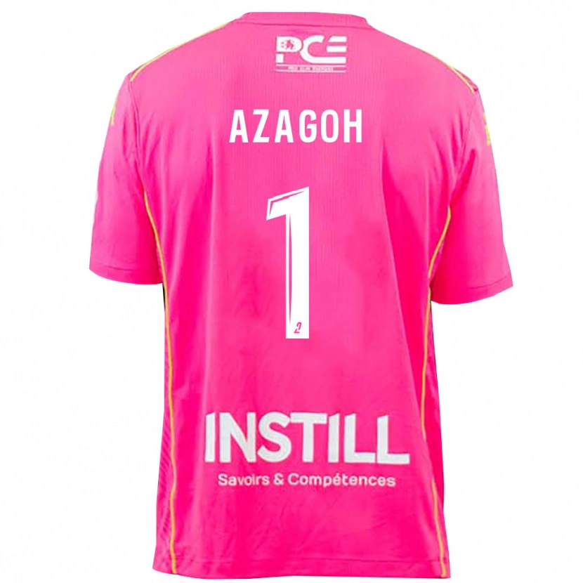 Danxen Kinder Yanis Azagoh #1 Trikot Magenta Torwarttrikot 2025/26