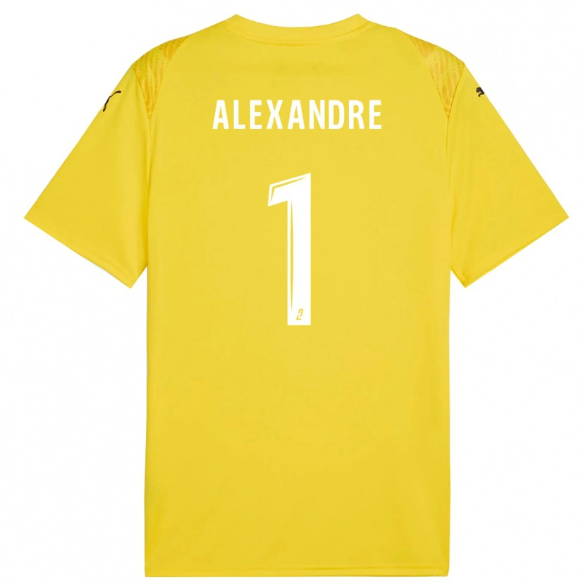 Danxen Kinder Lou Alexandre #1 Trikot Gelb Weiß Torwarttrikot 2025/26