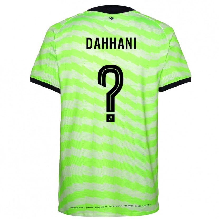 Danxen Kinder Yness Dahhani #0 Trikot Neon Grün Torwarttrikot 2025/26