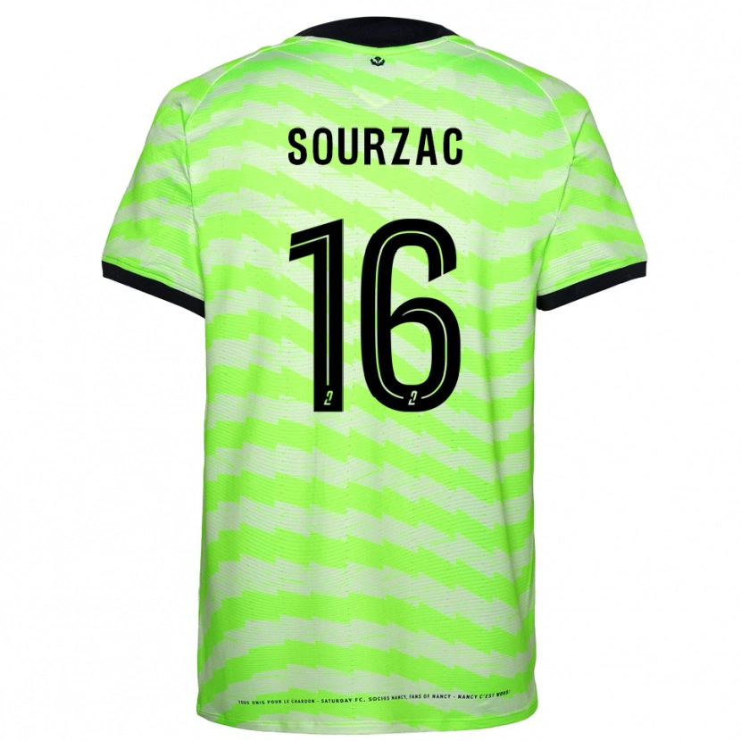 Danxen Kinder Martin Sourzac #16 Trikot Neon Grün Torwarttrikot 2025/26
