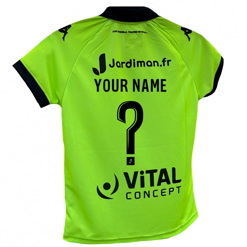 Danxen Kinder EA Guingamp Neon Grün Trikot Torwarttrikot 2025/26