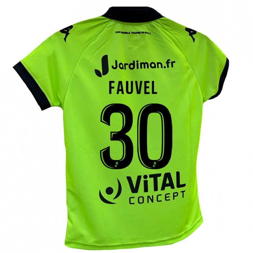 Danxen Kinder Agathe Fauvel #30 Trikot Neon Grün Torwarttrikot 2025/26