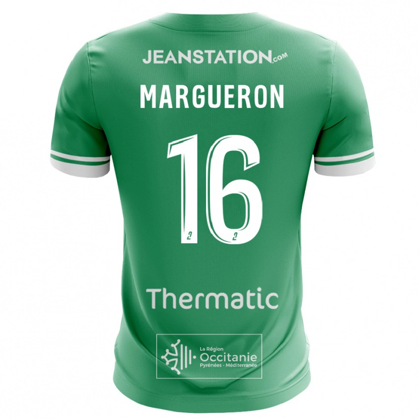 Danxen Kinder Lucas Margueron #16 Trikot Grün Weiß Torwarttrikot 2025/26