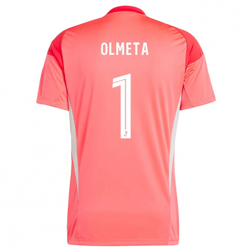 Danxen Kinder Lisandru Olmeta #1 Trikot Orange Rot Weiß Torwarttrikot 2025/26