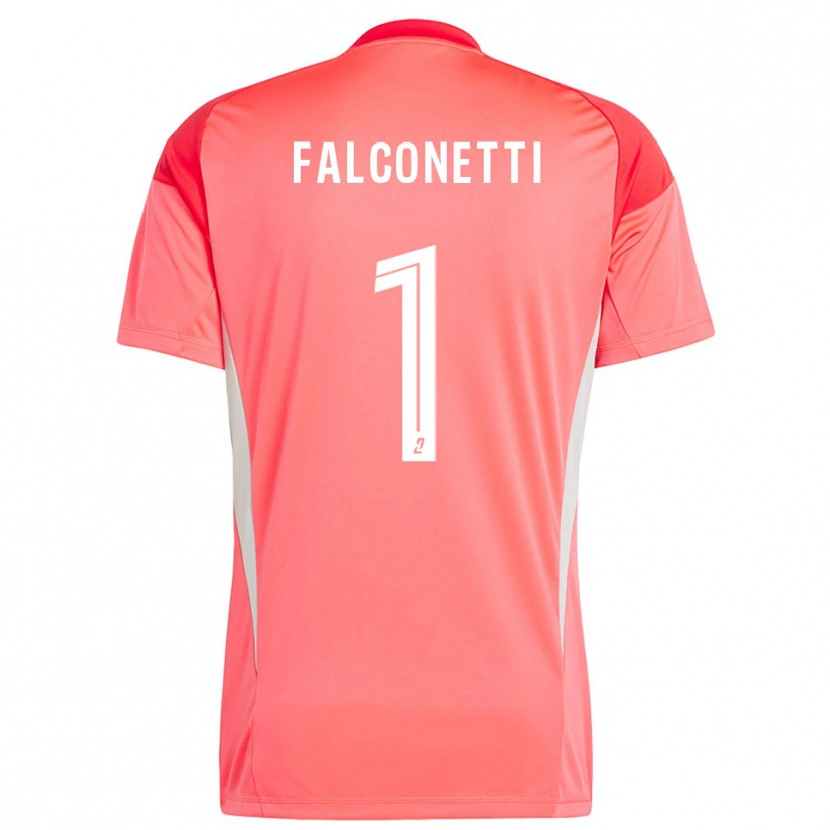 Danxen Kinder Thomas Falconetti #1 Trikot Orange Rot Weiß Torwarttrikot 2025/26