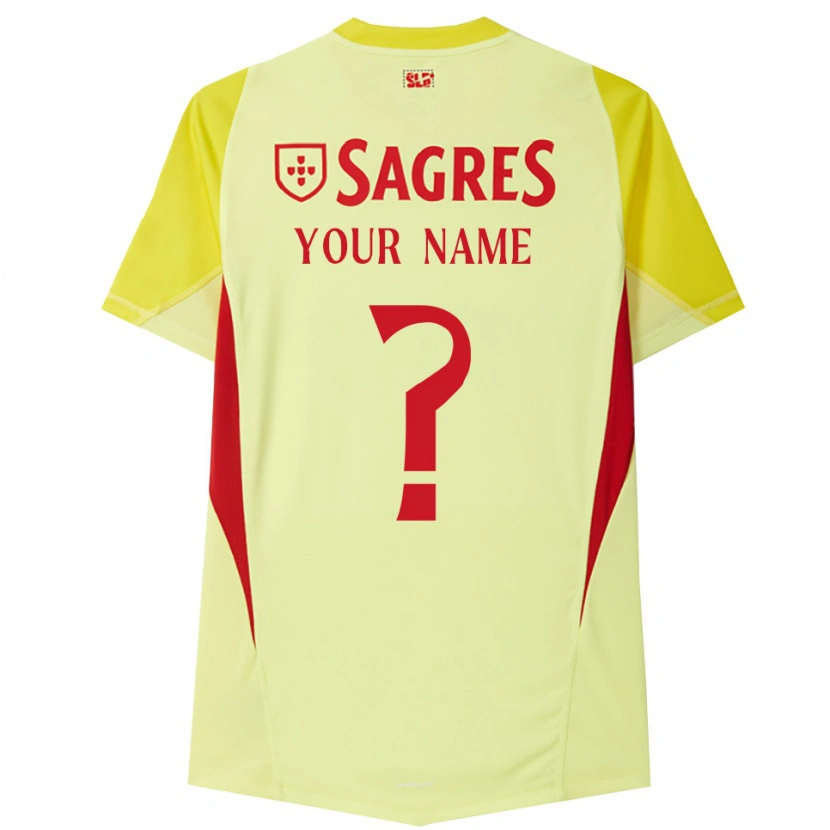 Danxen Kinder SL Benfica Gelb Rot Trikot Torwarttrikot 2025/26