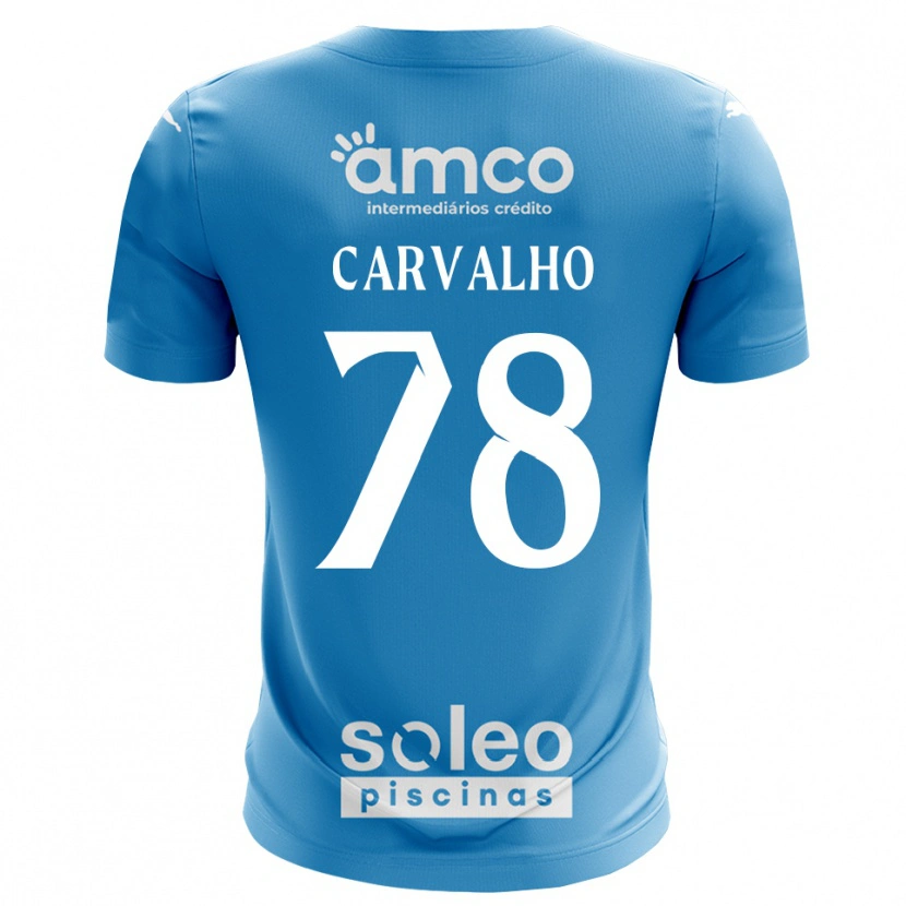 Danxen Kinder João Carvalho #78 Trikot Blau Weiß Torwarttrikot 2025/26