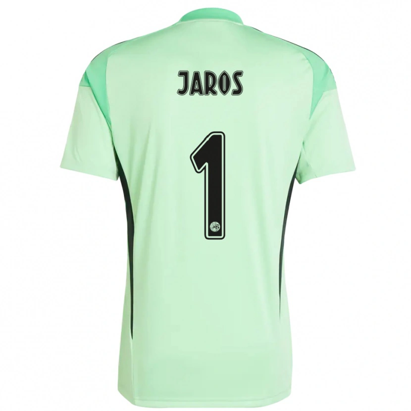 Danxen Kinder Vitezslav Jaros #1 Trikot Hellgrün Schwarz Torwarttrikot 2025/26