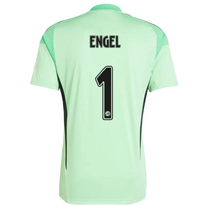 Danxen Kinder Mark Engel #1 Trikot Hellgrün Schwarz Torwarttrikot 2025/26