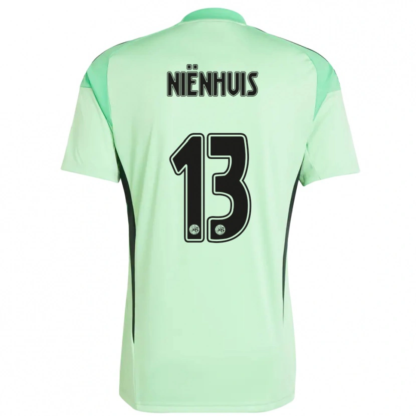 Danxen Kinder Lois Niënhuis #13 Trikot Hellgrün Schwarz Torwarttrikot 2025/26
