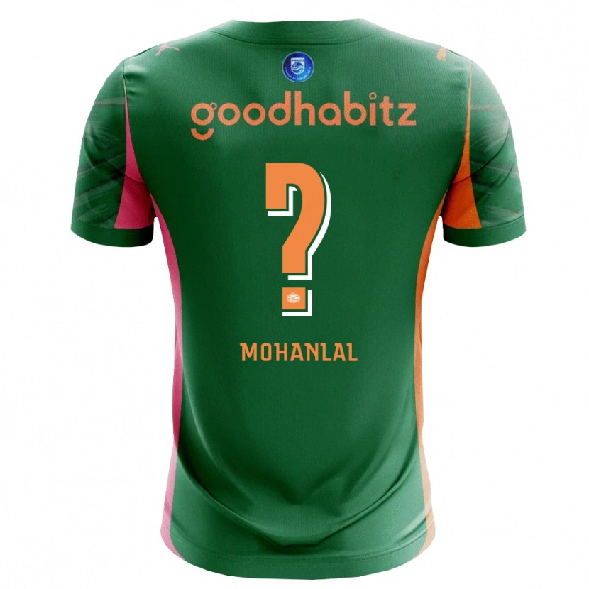 Danxen Kinder Pawan Mohanlal #0 Trikot Grün Orange Torwarttrikot 2025/26