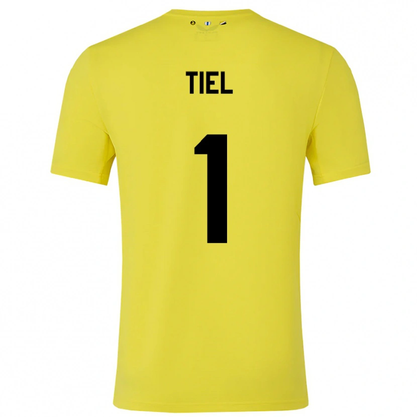 Danxen Kinder Mick Tiel #1 Trikot Gelb Schwarz Torwarttrikot 2025/26