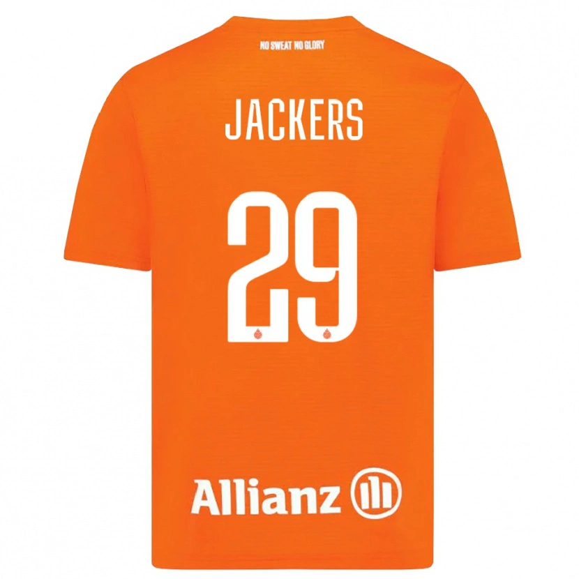 Danxen Kinder Nordin Jackers #29 Trikot Orange Weiß Torwarttrikot 2025/26