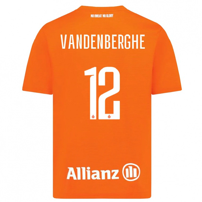 Danxen Kinder Xander Vandenberghe #12 Trikot Orange Weiß Torwarttrikot 2025/26