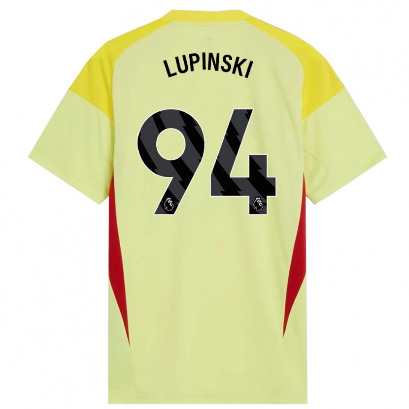 Danxen Kinder Remi Lupinski #94 Trikot Gelb Rot Schwarz Torwarttrikot 2025/26