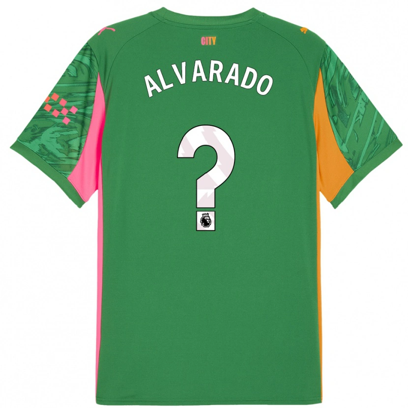 Danxen Kinder Lucas Alvarado #0 Trikot Grün Orange Torwarttrikot 2025/26