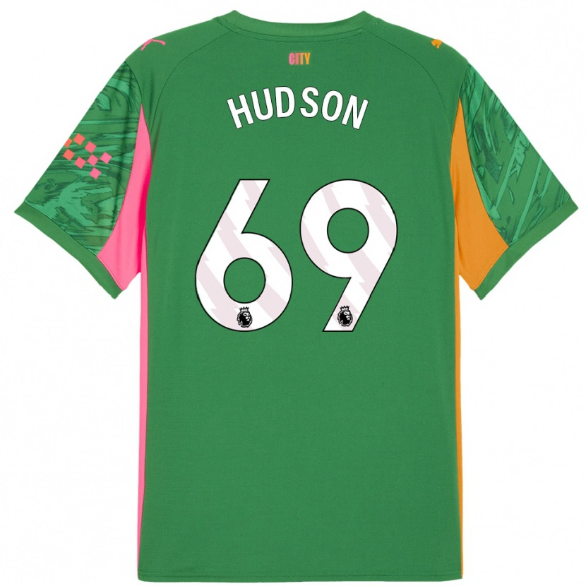 Danxen Kinder Max Hudson #69 Trikot Grün Orange Torwarttrikot 2025/26