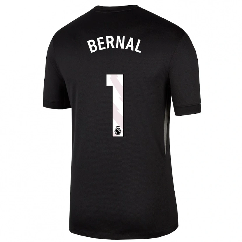 Danxen Kinder Freddy Bernal #1 Trikot Schwarz Weiß Torwarttrikot 2025/26
