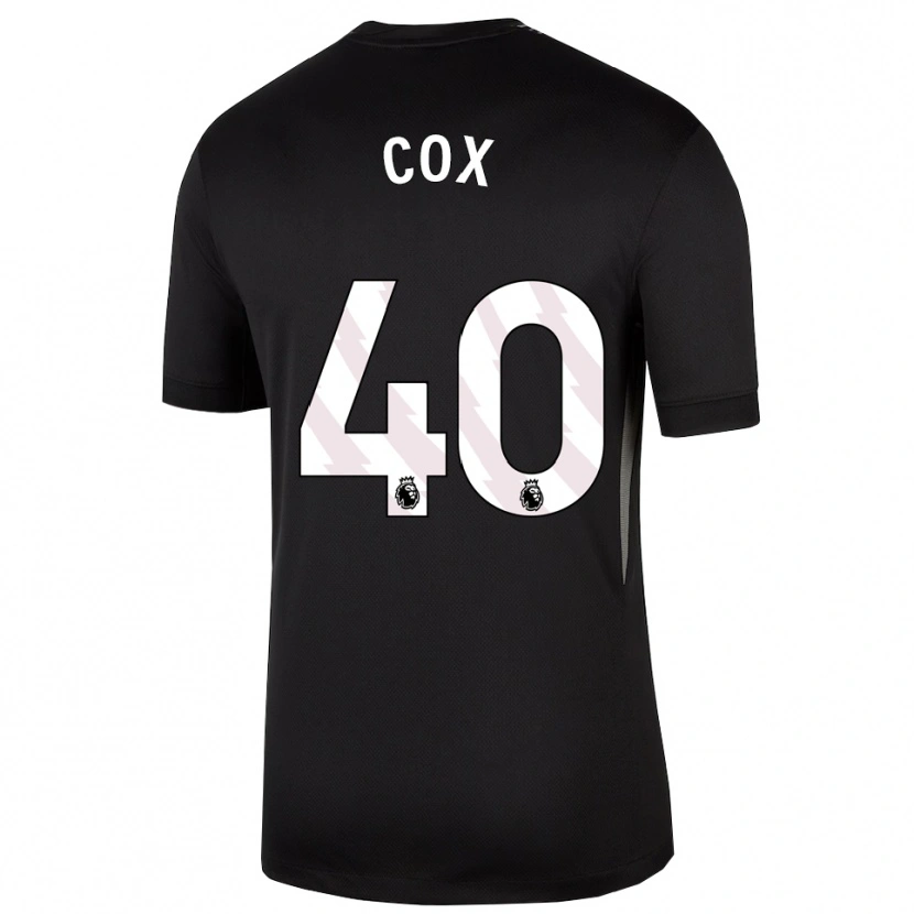 Danxen Kinder Katie Cox #40 Trikot Schwarz Weiß Torwarttrikot 2025/26