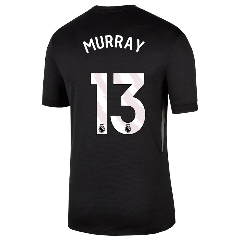 Danxen Kinder Jake Murray #13 Trikot Schwarz Weiß Torwarttrikot 2025/26